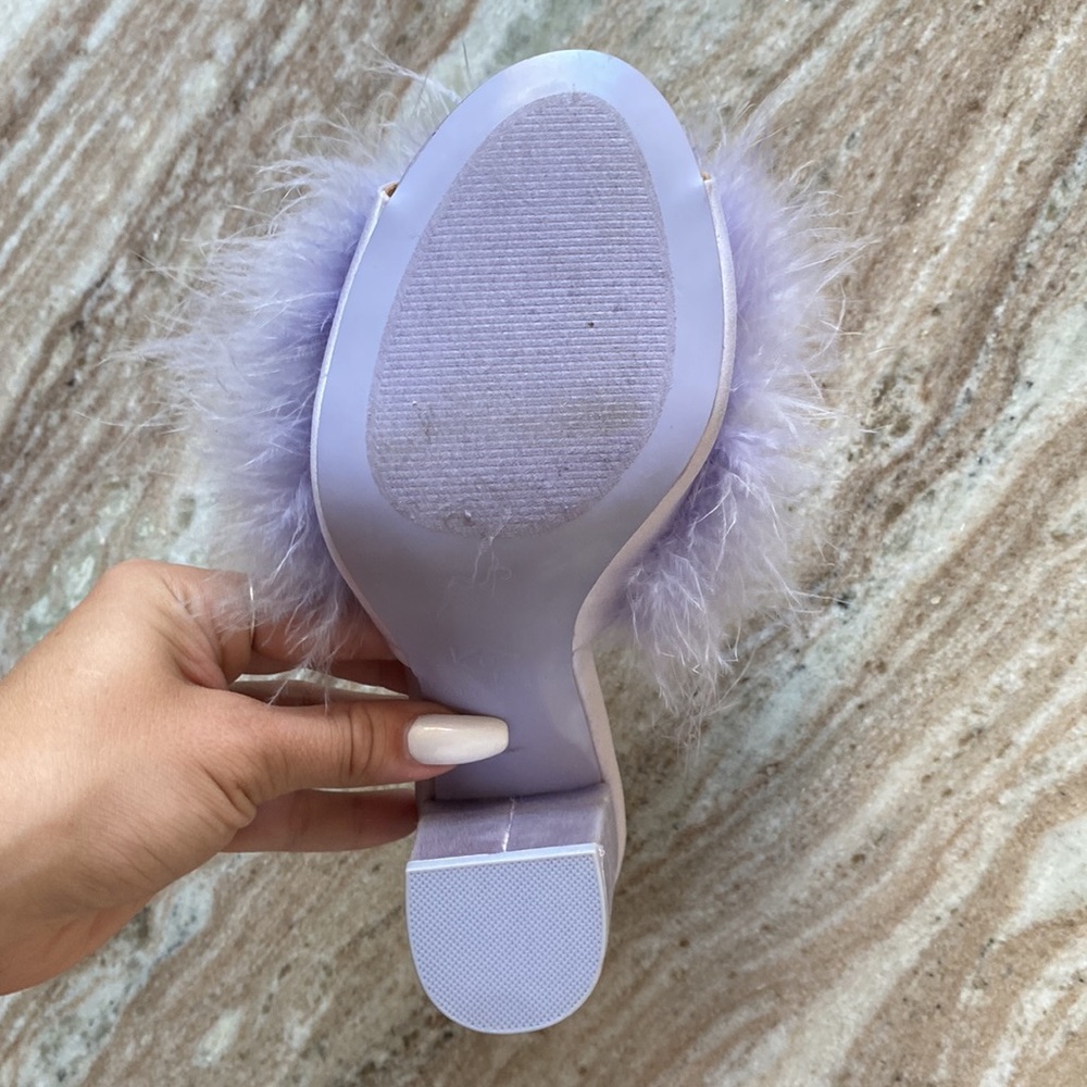 Feather Katy Perry Powder Bon Bon heels - Picture 3 of 4